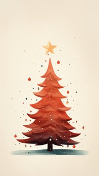 Christmas Wallpaper christmas plant tree. AI generated Image by rawpixel.