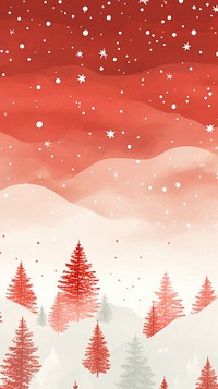 Christmas Wallpaper christmas outdoors painting. AI generated Image by rawpixel.