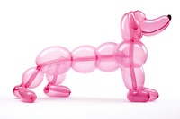 Dog balloon pink toy. AI generated Image by rawpixel.