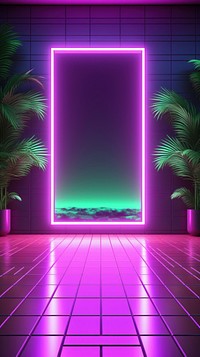 Neon lighting neon purple. AI generated Image by rawpixel.
