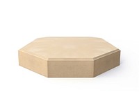 Pentagon sand stone box white background simplicity. AI generated Image by rawpixel.