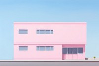 Building architecture house pink. AI generated Image by rawpixel.