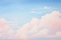 Cloud backgrounds cloud landscape outdoors. AI generated Image by rawpixel.