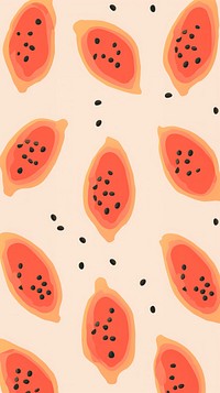 Papaya backgrounds pattern papaya. AI generated Image by rawpixel.