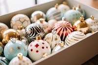 Christmas ornaments box celebration collection. AI generated Image by rawpixel.
