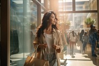 Bag shopping adult woman. AI generated Image by rawpixel.