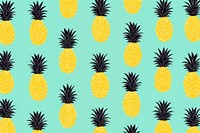 Pineapple pineapple backgrounds pattern. AI generated Image by rawpixel.