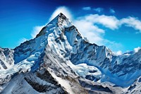 Everest mountain landscape outdoors nature. AI generated Image by rawpixel.