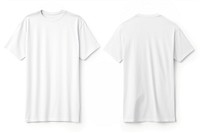 T-shirt white sleeve white background. AI generated Image by rawpixel.