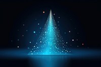 Christmas tree abstract shape night. AI generated Image by rawpixel.
