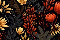 Autumn pattern backgrounds plant. AI generated Image by rawpixel.