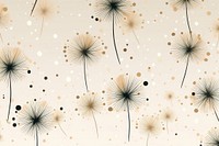Black and gold minimal dandelion illustrations backgrounds wallpaper pattern. AI generated Image by rawpixel.