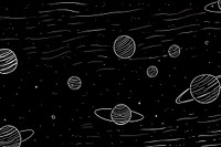 Minimal saturn galaxy illustrations backgrounds drawing transportation. AI generated Image by rawpixel.