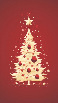 Christmas wallpaper christmas winter illuminated. AI generated Image by rawpixel.