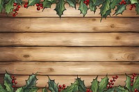 Christmas bakcground wood backgrounds christmas. AI generated Image by rawpixel.