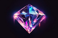 Daimond gemstone crystal jewelry. AI generated Image by rawpixel.