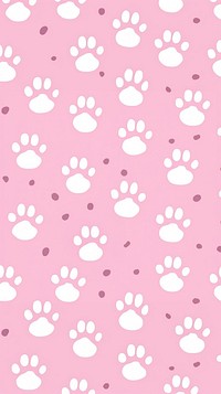 Dog paw pattern backgrounds carnivora abstract. AI generated Image by rawpixel.