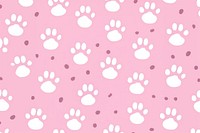 Dog paw pattern backgrounds carnivora textured. AI generated Image by rawpixel.