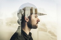 Engineer and landscape building portrait photography adult. AI generated Image by rawpixel.