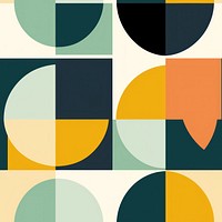 Geometric color blocked pattern shape art backgrounds. AI generated Image by rawpixel.