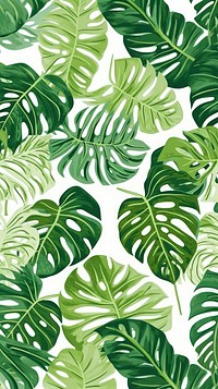 Monstera leaf vegetation pattern nature. AI generated Image by rawpixel.