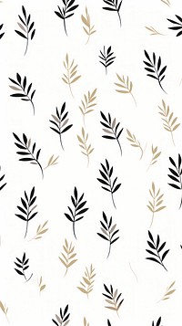 Oak leaf pattern backgrounds wallpaper. AI generated Image by rawpixel.