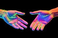 Hands finger purple adult. AI generated Image by rawpixel.