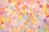 Abstract heart pattern painting backgrounds petal. AI generated Image by rawpixel.