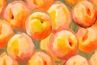 Abstract peaches pattern backgrounds painting fruit. AI generated Image by rawpixel.