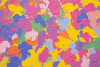 Colorful flowers pattern painting backgrounds art. AI generated Image by rawpixel.