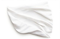 White folded cotton napkin white background simplicity crumpled. AI generated Image by rawpixel.