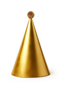 PNG Golden party hat celebration simplicity lighting. AI generated Image by rawpixel.