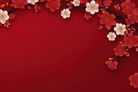 Chinese New Year backgrounds blossom flower. AI generated Image by rawpixel.