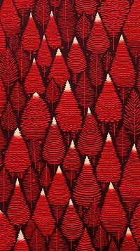 Christmas wallpaper pattern red backgrounds. AI generated Image by rawpixel.