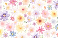 Flower pattern backgrounds plant daisy. AI generated Image by rawpixel.