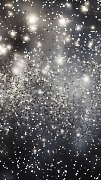 Silver glitter confetti paper illuminated. AI generated Image by rawpixel.