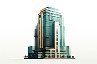 Building skyscraper architecture metropolis. AI generated Image by rawpixel.