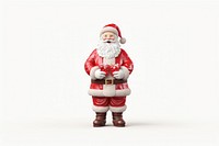 Christmas figurine white background representation. AI generated Image by rawpixel.