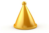 Christmas hat gold white background celebration. AI generated Image by rawpixel.