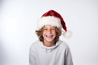 Celebration christmas portrait laughing. AI generated Image by rawpixel.
