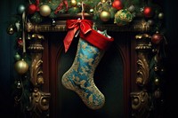 Christmas stocking gift celebration. AI generated Image by rawpixel.