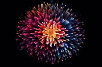 Fireworks pattern black background illuminated. AI generated Image by rawpixel.