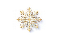 Christmas snowflake white gold. AI generated Image by rawpixel.