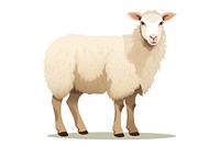 A young sheep livestock animal mammal. AI generated Image by rawpixel.