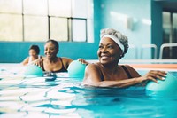 Recreation swimming sports adult. AI generated Image by rawpixel.