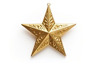 A christmas tree decoration star gold celebration shiny. AI generated Image by rawpixel.