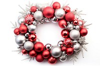 A beautiful Christmas wreath christmas jewelry red. AI generated Image by rawpixel.