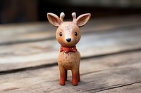 Christmas reindeer figurine cute toy. AI generated Image by rawpixel.