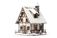 Christmas putz house architecture building white. AI generated Image by rawpixel.