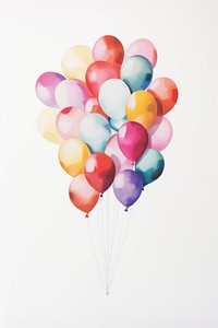 Party balloons anniversary celebration decoration. AI generated Image by rawpixel.